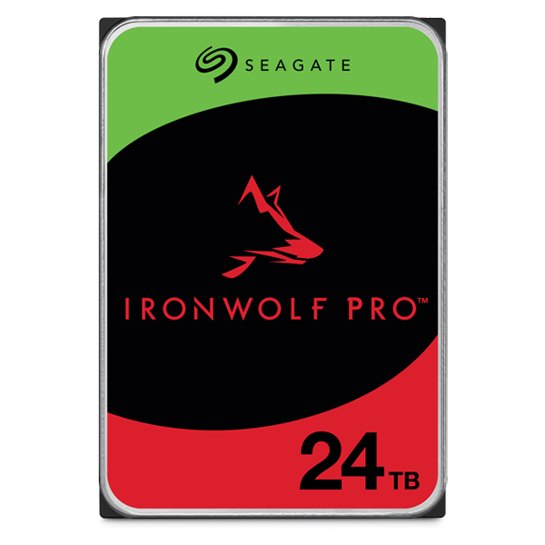 Seagate IronWolf Pro 3.5【データ復旧3年付】24TB HDD（CMR）メーカー5年保証 24時間稼働 PC、NAS用 RVセンサー付 ST24000NT002