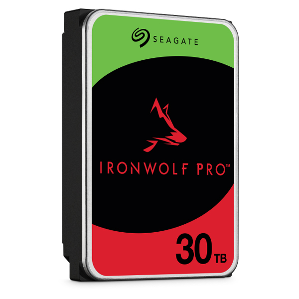 Seagate IronWolf Pro 3.5【データ復旧3年付】 30TB HDD（CMR） メーカー5年保証 512MB 24時間稼働 PC、NAS用 RVセンサー付 ST30000NT011