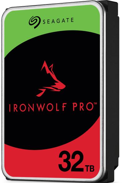 Seagate IronWolf Pro 3.5【データ復旧3年付】 32TB HDD（CMR） メーカー5年保証 512MB 24時間稼働 PC、NAS用 RVセンサー付 ST32000NT000