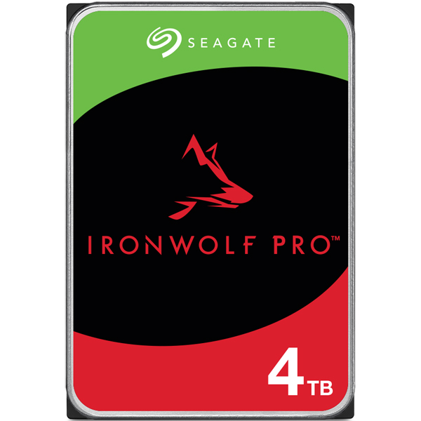 Seagate IronWolf Pro 3.5【データ復旧3年付】4TB HDD（CMR）メーカー5年保証 24時間稼働 PC、NAS用 RVセンサー付 ST4000NT001