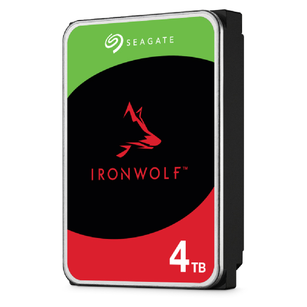 IronWolf 3.5【データ復旧3年付】 4TB HDD（CMR）メーカー3年保証 256MB 5400rpm 24時間稼働 PC、NAS用 RVセンサー付