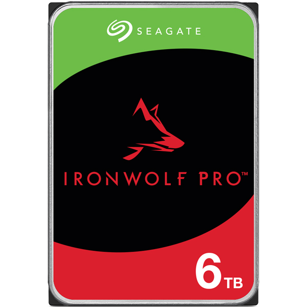 Seagate IronWolf Pro 3.5【データ復旧3年付】6TB HDD（CMR）メーカー5年保証 24時間稼働 PC、NAS用 RVセンサー付 ST6000NT001