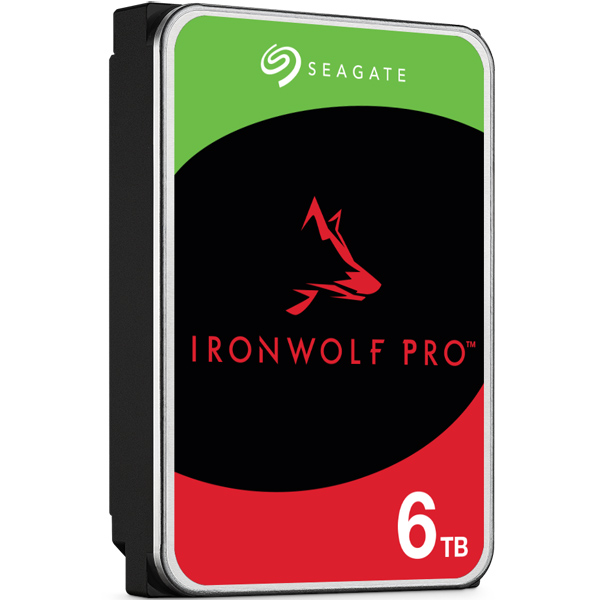 Seagate IronWolf Pro 3.5【データ復旧3年付】6TB HDD（CMR）メーカー5年保証 24時間稼働 PC、NAS用 RVセンサー付 ST6000NT001