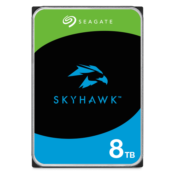 Seagate SkyHawk 3.5 8TB 内蔵HDD (CMR) メーカー3年保証 256MB ネットワーク監視カメラ ビデオレコーダー用ST8000VX010