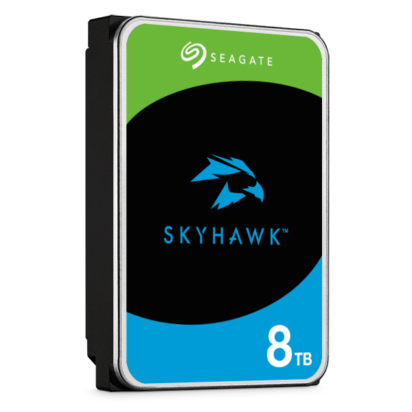 Seagate SkyHawk 3.5 8TB 内蔵HDD (CMR) メーカー3年保証 256MB ネットワーク監視カメラ ビデオレコーダー用ST8000VX010