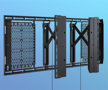 大型用壁掛けマウント・ストレージパネル一体型