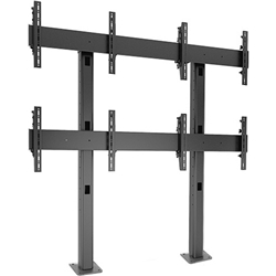 マルチディスプレイスタンド・固定ベースタイプ 4画面用（横設置）