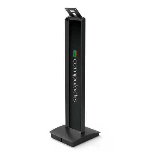 VESAブランディング対応フロアスタンド(黒)