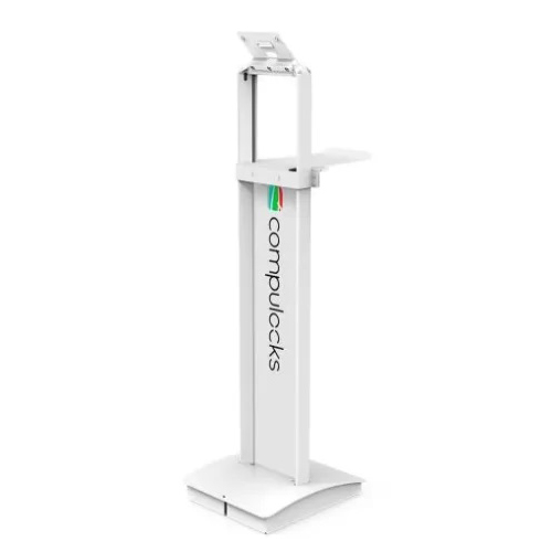 VESAブランディング対応フロアスタンド（白）