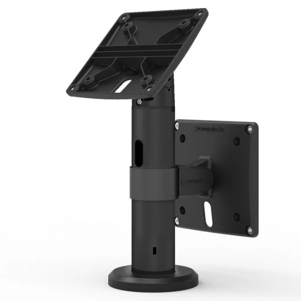 VESA傾斜可動式ポールスタンド(20cm、黒)