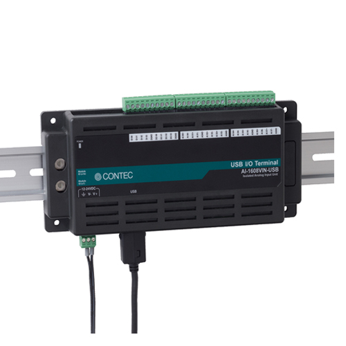 絶縁型アナログ入力ユニット 電圧 USB対応