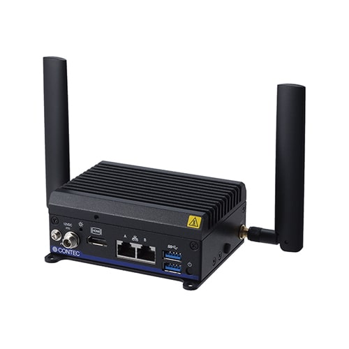 ボックスコンピュータ BX-U310 (Atom x6413E/8GB LPDDR4/eMMC 64GB (TLC)、M.2 SSD 128GB(TLC)/電断プロテクト/Win11 IoT Ent.2024/無線LAN)