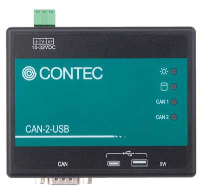CAN2.0B通信 USBコンバータユニット 2ch
