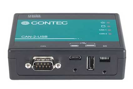 CAN2.0B通信 USBコンバータユニット 2ch