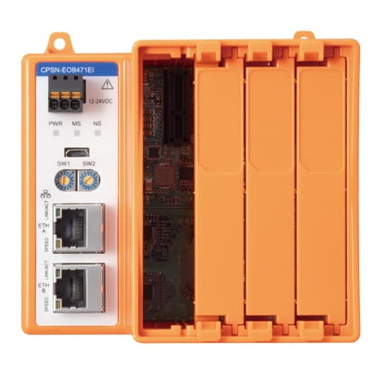 CONPROSYS nanoシリーズ リモートI/O 通信カプラ / EtherNet/IP / 4スロット / 2LAN