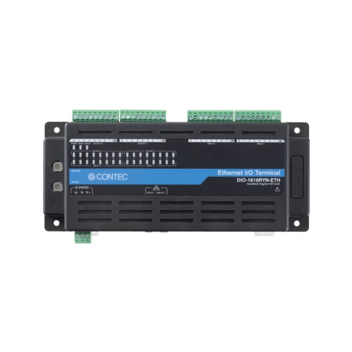 デジタル入出力 Ethernet I/Oユニット 16ch/16ch (絶縁 12 ～ 24VDC) 高電圧用無極性タイプ - Nシリーズ