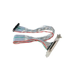 30ピンポストヘッダ→37ピンD-SUBブラケット付フラットケーブル(0.5m)