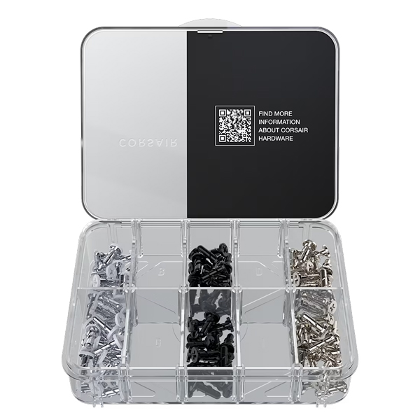 ファンネジセット QuikTurn Fan Screw Pack 96pc(Black/Nickel/White)