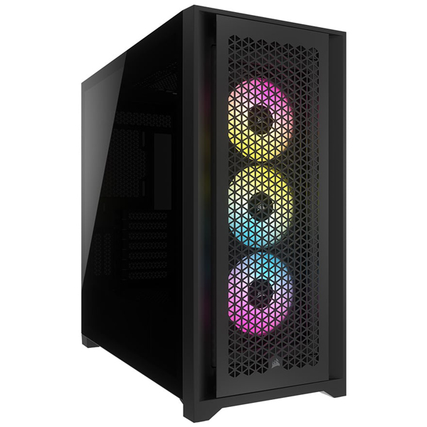 ミドルタワー型PCケース iCUE 5000D RGB Airflow Tempered Glass Mid-Tower Black