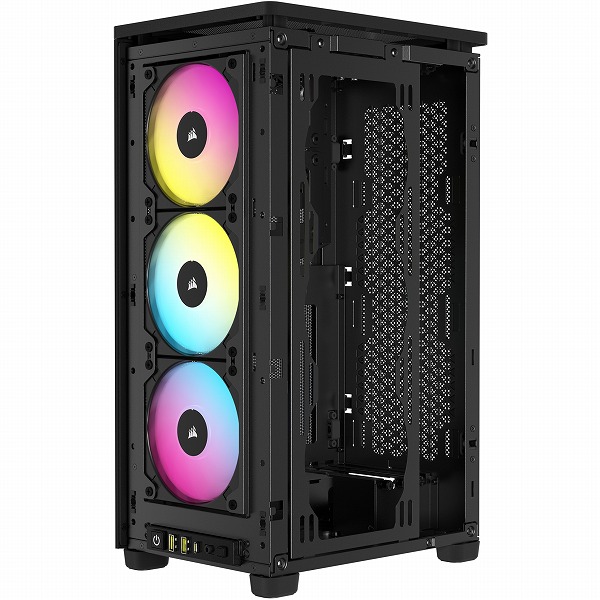 ミニタワー型PCケース iCUE 2000D RGB AIRFLOW - ITX Tower - Black