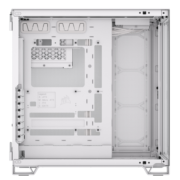ミドルタワー型PCケース 6500X Tempered Glass Mid-Tower White