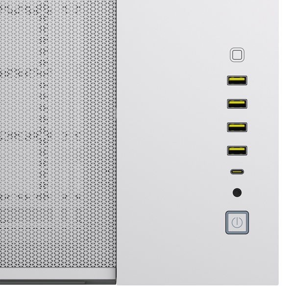 ミドルタワー型PCケース 6500X Tempered Glass Mid-Tower White