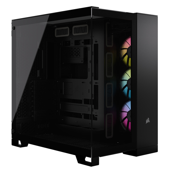 ミドルタワー型PCケース iCUE LINK 6500X RGB Mid-Tower ATX Dual Chamber Black