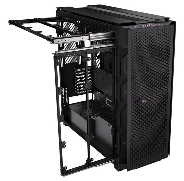 フルタワー型PCケース iCUE LINK 9000D RGB AIRFLOW Tempered Glass Super-Tower -Black-