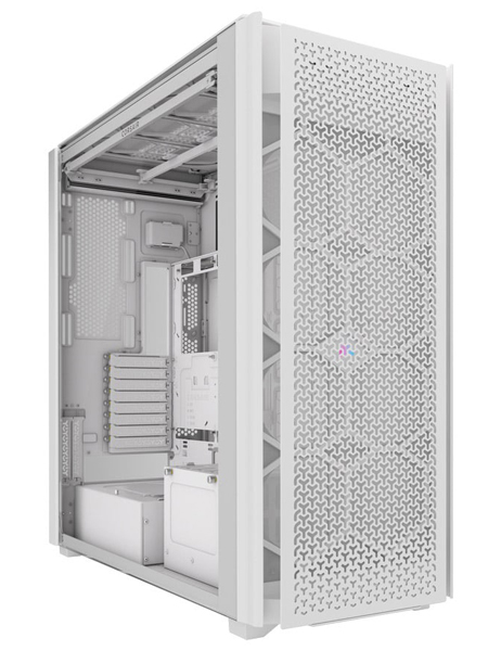 フルタワー型PCケース iCUE LINK 9000D RGB AIRFLOW Tempered Glass Super-Tower -White-