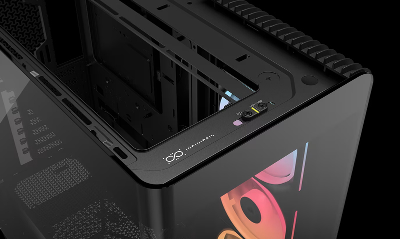 ミドルタワー型PCケース FRAME 4500X LX-R RGB iCUE LINK Panoramic Glass Mid-Tower Black