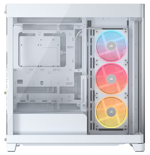 ミドルタワー型PCケース FRAME 4500X LX-R RGB iCUE LINK Panoramic Glass Mid-Tower White