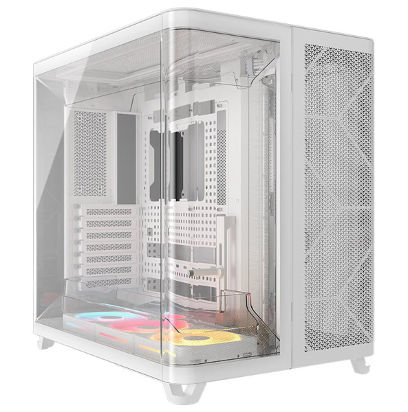 ミドルタワー型PCケース AIR 5400 LX-R iCUE LINK Tempered Glass Mid-Tower White