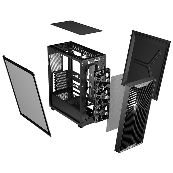 ミドルタワー型PCケース 3200D RS Mid-Tower Black