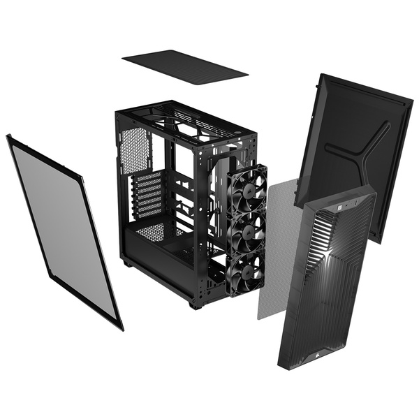 ミドルタワー型PCケース 3200D RS Mid-Tower Smoke