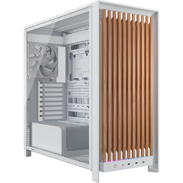ミドルタワー型PCケース FRAME 5000D WOOD RS Performance Mid-Tower White/Oak