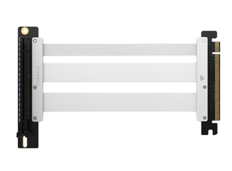 Premium PCIe 5.0 x16 Riser Cable White 175mm
