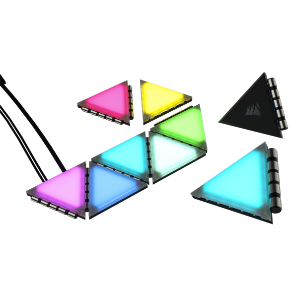 ライティング拡張キット iCUE LC100 Smart Case Lighting Triangles Expansion Kit