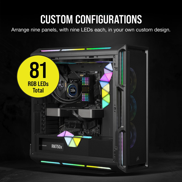 ライティング拡張キット iCUE LC100 Smart Case Lighting Triangles Expansion Kit
