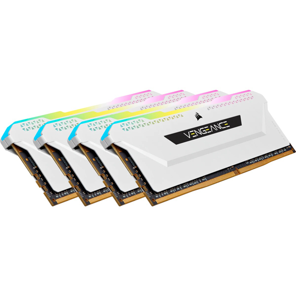 DDR4 3200MHz 8GBx4 DIMM 16-20-20-38 XMP 2.0 VENGEANCE RGB PRO SL White for AMD & Intel