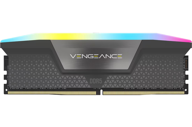 VENGEANCE RGB DDR5 UDIMM 5600MT/s 32GB (32GBx1) CL40-40-40-77 1.25V Intel XMP & AMD EXPO - GREY