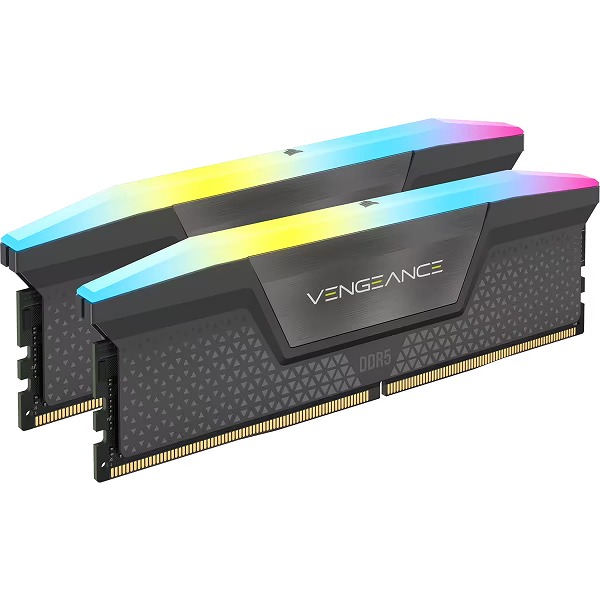 DDR5 5200MHz 16GBx2 UDIMM 40-40-40-77 AMD EXPO VENGEANCE RGB DDR5 Black PCB 1.25V
