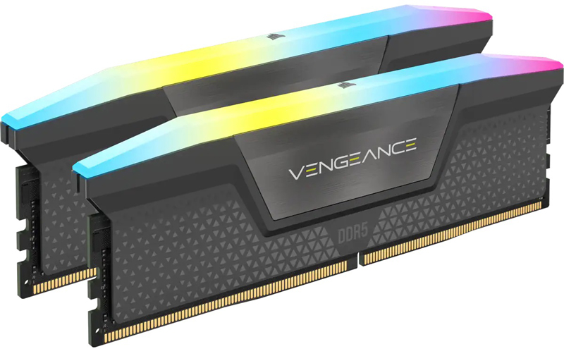 DDR5 6000MT/s 32GB(16GBx2) UDIMM 30-36-36-76 AMD EXPO VENGEANCE RGB DDR5 Cool Grey 1.4V