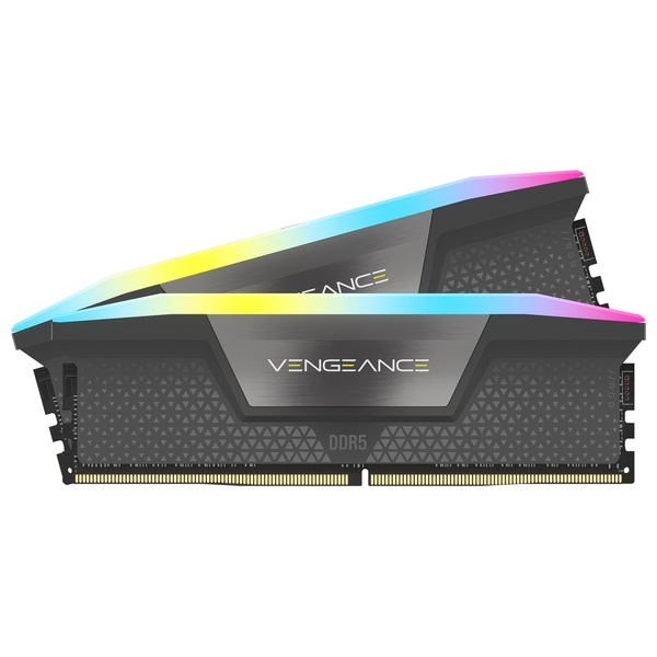 DDR5 5600MHz 32GBx2 UDIMM 40-40-40-77 AMD EXPO VENGEANCE RGB DDR5 Black PCB 1.25V
