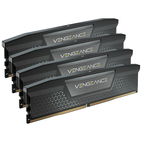 DDR5 5600MT/s 128GB(32GBx4) UDIMM 40-40-40-77 XMP 3.0 VENGEANCE DDR5 Black 1.25V