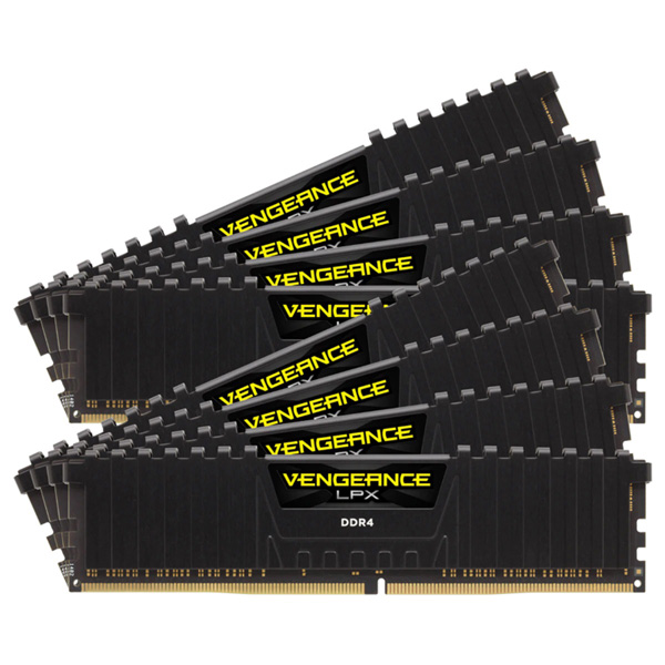 DDR4 2666MHz 32GBx8 DIMM Unbuffered 16-18-18-35 XMP 2.0 Vengeance LPX black 1.2V