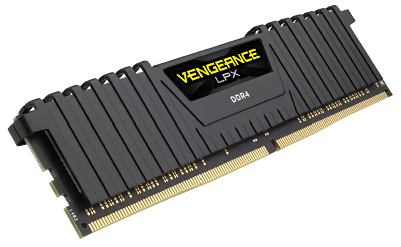 DDR4 3600MHz 64GB(32GBx2) DIMM Unbuffered 18-22-22-42 Vengeance LPX black Heatspreader