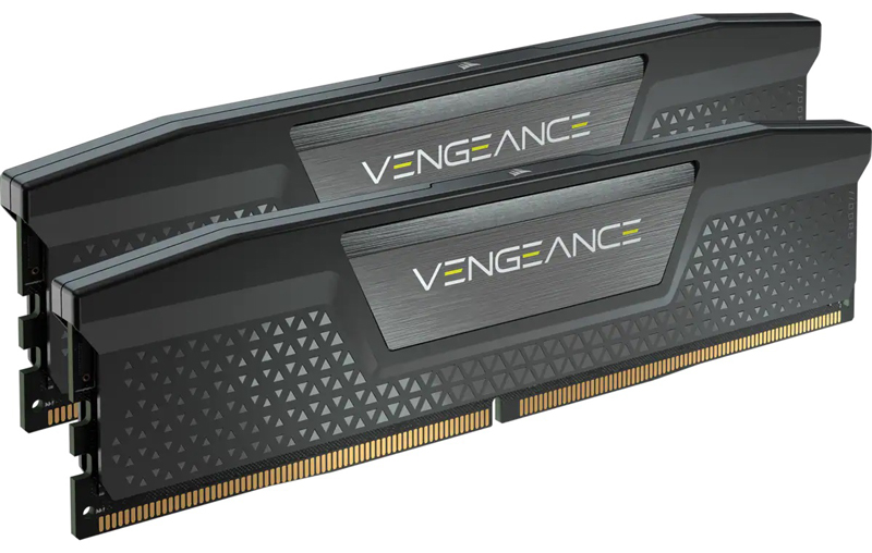 DDR5 5600MHz 64GB(32GBx2) UDIMM 40-40-40-77 XMP 3.0 VENGEANCE Black 1.25V