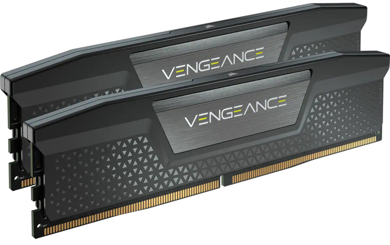 DDR5 6400MT/s 64GB(32GBx2) UDIMM 32-40-40-84 Std PMIC XMP 3.0 VENGEANCE DDR5 Black 1.4V