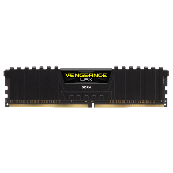 DDR4 3200MHz 8GBx1 DIMM Unbuffered 16-18-18-36 Vengeance LPX Black 1.35V for Ryzen/AM4