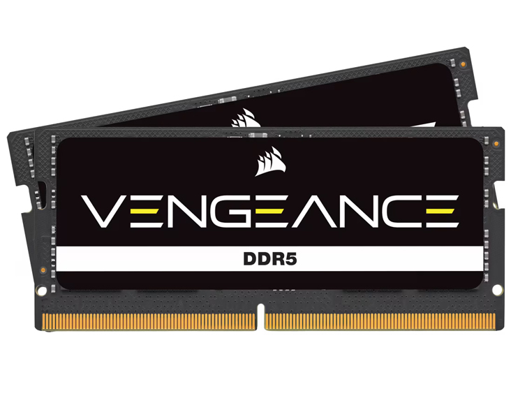 ノートPC用メモリ DDR5-5600 64GB (32GBx2) SODIMM CL48-48-48-90 1.1V VENGEANCE DDR5 SODIMM